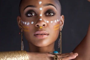 Retrato de una mujer de color