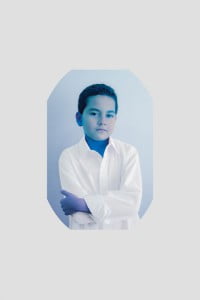 Monocromaticos retratos Azul Lucas